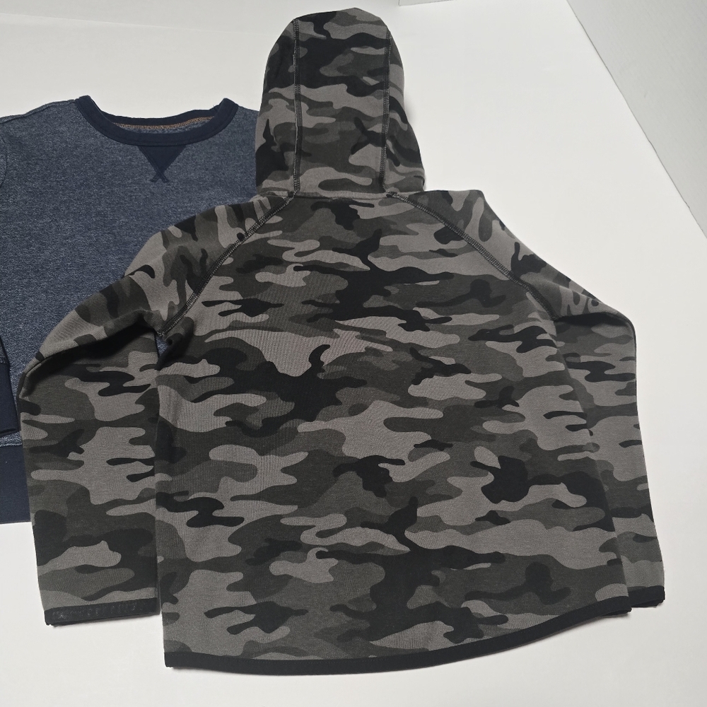 Youth Boy Size 6-7, 7 Camo and Blue Kids Hoodie and Sweatshirt Bundle - Picture 8 of 15